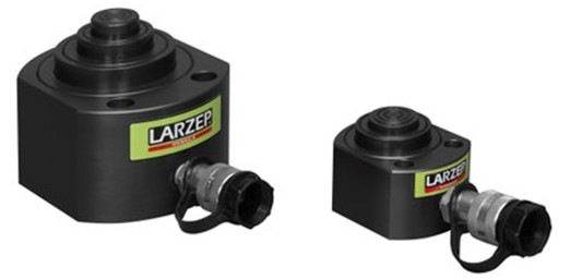 Vérins télescopiques à simple effet de faible hauteur SLX